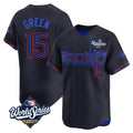 T.Blue Jays #15 Chad Green Player Black&Blue 2025 World Series City Connect Jdoa Stitched Jerseys