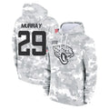 J.Jaguars #29 Eric Murray Player Arctic Camo Salute to Service Hoodies Limited Game Jdoa Stitched Jerseys