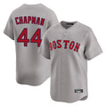 B.Red Sox #44 Aroldis Chapman Player Gray Road Limited Home Game Jdoa Stitched Jerseys