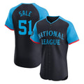 A.Braves #51 Chris Sale Player Navy National League All-Star Limited Elite Game Jdoa Stitched Jerseys