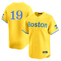 B.Red Sox #19 Roman Anthony Player Yellow Limited Home Game Jdoa Stitched Jerseys