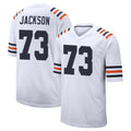 C.Bears #73 Jonah Jackson Player White Classic Home Game Jdoa Stitched Jerseys