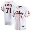 H.Astros #71 Josh Hader Player White Home Limited Jdoa Stitched Jerseys