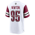 Jdoa W.Commanders #95 Jer'Zhan Newton White Game Jersey
