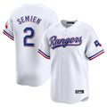 T.Rangers #2 Marcus Semien Player White Home Limited Jdoa Stitched Jerseys