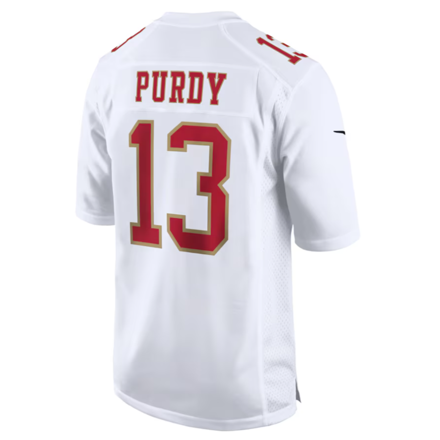 Jdoa #13 Brock Purdy Player SF.49ers Tundra White Fashion Game Stitched Jersey