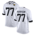 J.Jaguars #77 Anton Harrison Player White Home Game Jdoa Stitched Jerseys