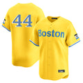 B.Red Sox #44 Aroldis Chapman Player Yellow Limited Home Game Jdoa Stitched Jerseys