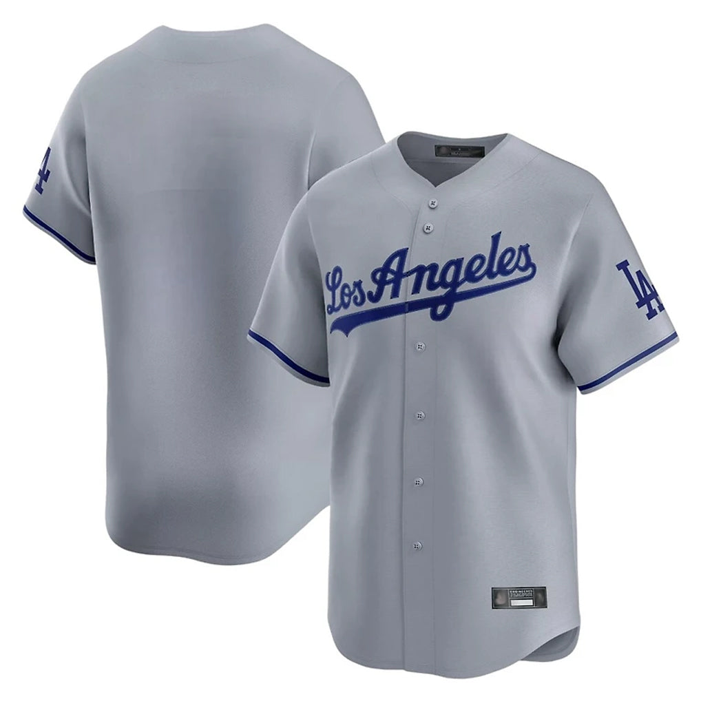 LA.Dodgers ## Dodgers Blank Player Gray Limited Game Jdoa Stitched Jerseys