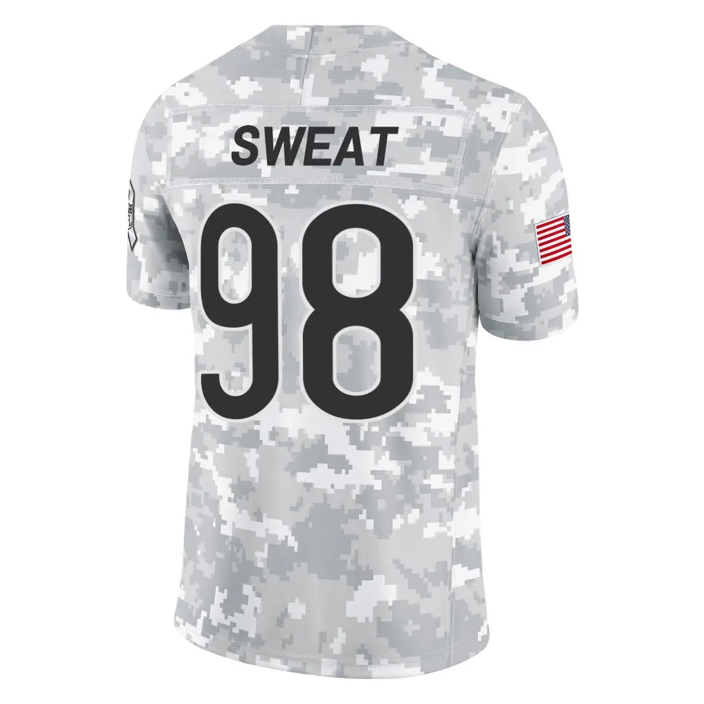 C.Bears #98 Montez Sweat Player Arctic Camo Salute to Service Limited Jdoa Stitched Jerseys