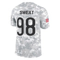 C.Bears #98 Montez Sweat Player Arctic Camo Salute to Service Limited Jdoa Stitched Jerseys