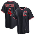 C.Guardians #4 Brayan Rocchio Player Navy Home Game Jdoa Stitched Jerseys