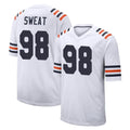C.Bears #98 Montez Sweat Player White Classic Home Game Jdoa Stitched Jerseys