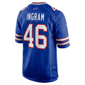 Jdoa B.Bills #46 Ja'Marcus Ingram Royal Game Jersey