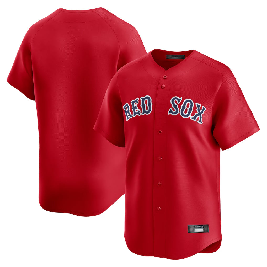 B.Red Sox ## Red Sox Blank Player Red Limited Home Game Jdoa Stitched Jerseys