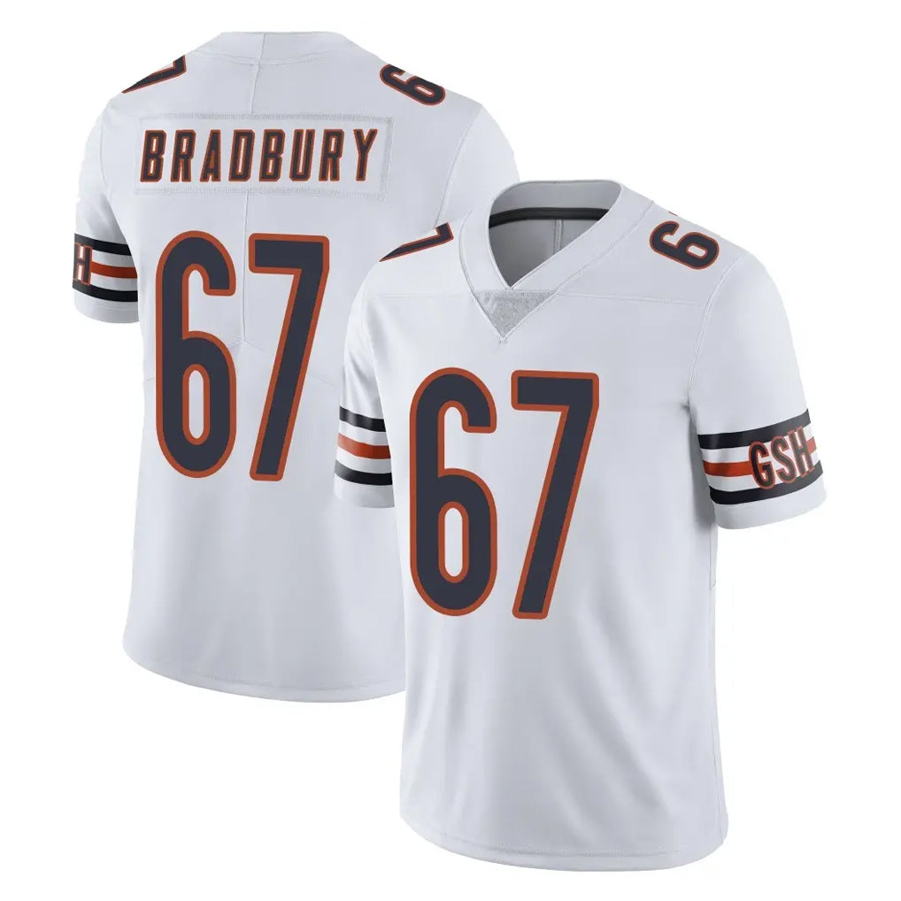 C.Bears #67 Garrett Bradbury Player White Vapor Untouchable Limited Home Game Jdoa Stitched Jerseys