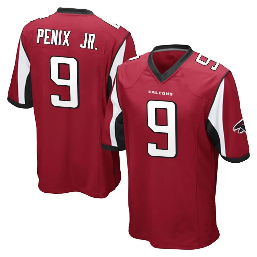 A.Falcons #9 Michael Penix Jr. Player Red Color Vapor Home Game Jdoa Stitched Jerseys