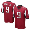 A.Falcons #9 Michael Penix Jr. Player Red Color Vapor Home Game Jdoa Stitched Jerseys