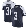 D.Cowboys #3 George Pickens Player Navy-White Limited Alternate Vapor Untouchable Home Game Jdoa Stitched Jerseys