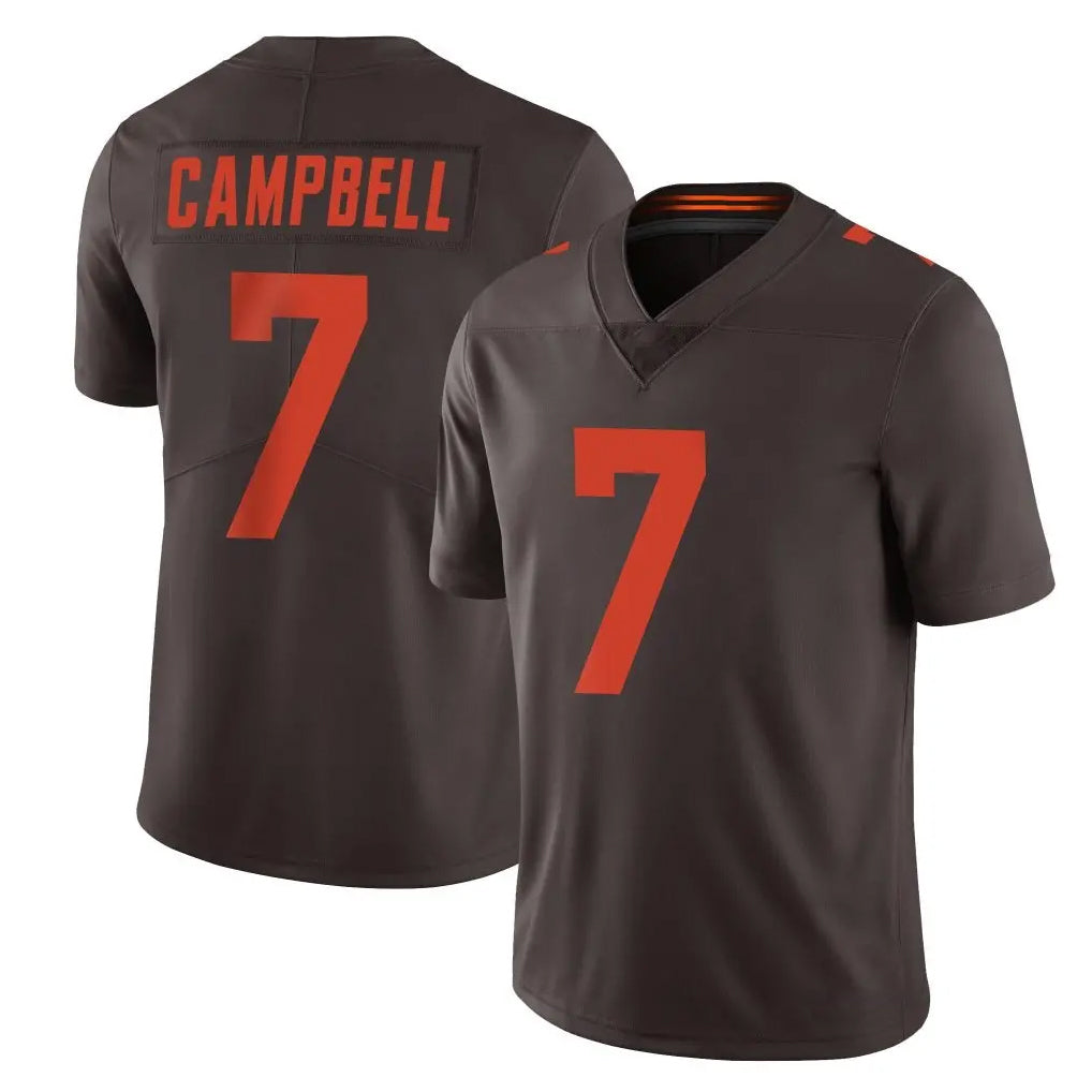 C.Browns #7 Tyson Campbell Player Browns Color Rush Limited Home Game Jdoa Stitched Jerseys