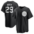 C.Cubs #29 Michael Busch Player Black Game Jdoa Stitched Jerseys