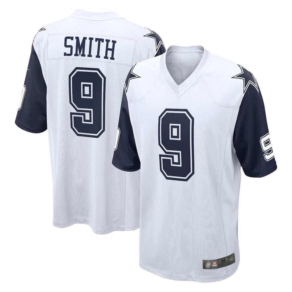 D.Cowboys #9 KaVontae Turpin Player White-Navy Home Game Jdoa Stitched Jerseys
