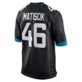 Jdoa J.Jaguars #46 Ross Matiscik Black Alternate Game Jersey