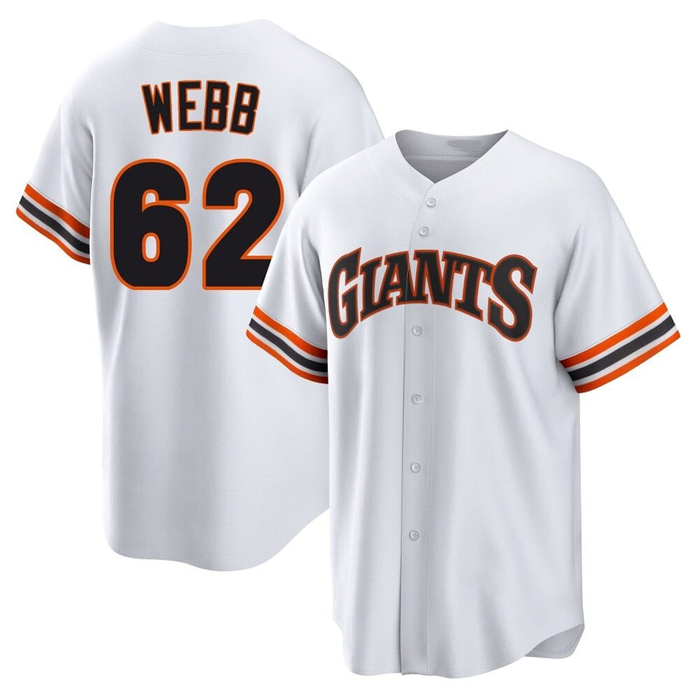 SF.Giants #62 Logan Webb Player White Home Game Jdoa Stitched Jerseys