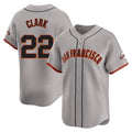 SF.Giants #22 Will Clark Player Gray Home Limited Jdoa Stitched Jerseys