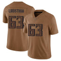 A.Falcons #63 Chris Lindstrom Player Brown Salute To Service Limited Jdoa Stitched Jerseys