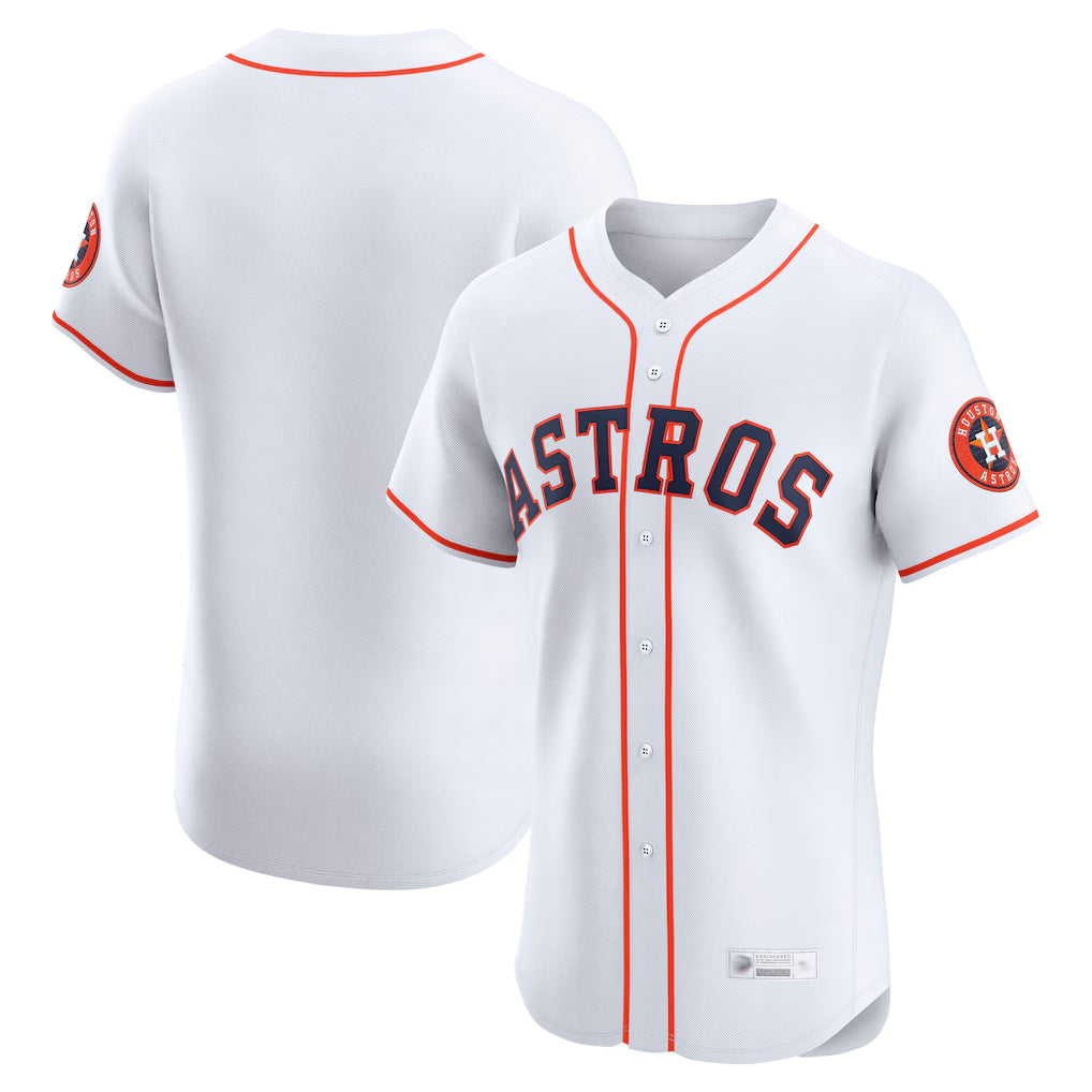 H.Astros ## Astros Blank Player White Home Limited Elite Jdoa Stitched Jerseys