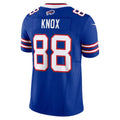 B.Bills #88 Dawson Knox Player Royal Vapor F.U.S.E. Limited Jdoa Stitched Jerseys