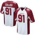 A.Cardinals #91 L.J. Collier Player White Game Jdoa Stitched Jerseys