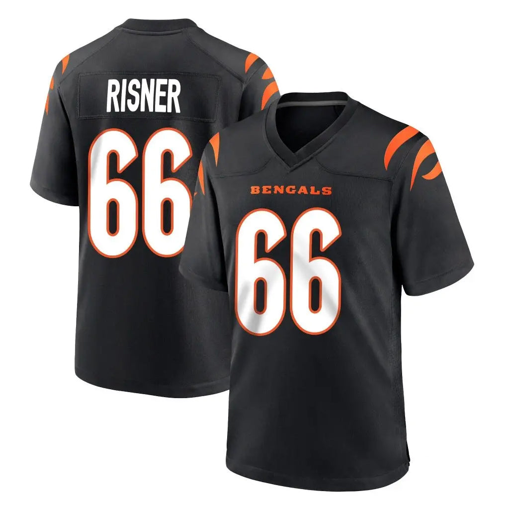 C.Bengals #66 Dalton Risner Player Black Home Game Jdoa Stitched Jerseys