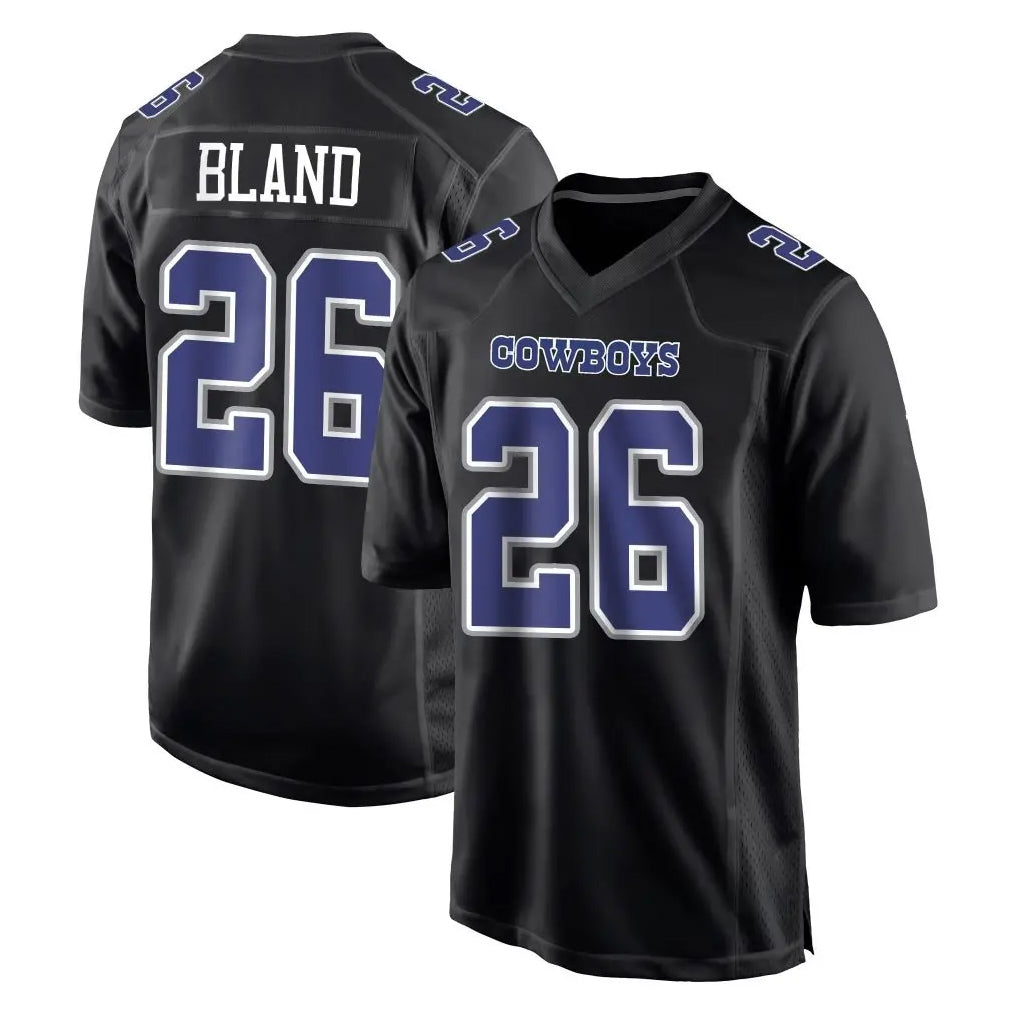 D.Cowboys #26 DaRon Bland Player Carbon Black Fashion Home Game Jdoa Stitched Jerseys