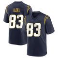 LA.Chargers #83 David Njoku Player Navy Home Game Stitched Jerseys