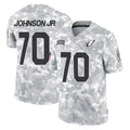 A.Cardinals #70 Paris Johnson Jr. Player Arctic Camo Limited Salute To Service Home Game Jdoa Stitched Jerseys