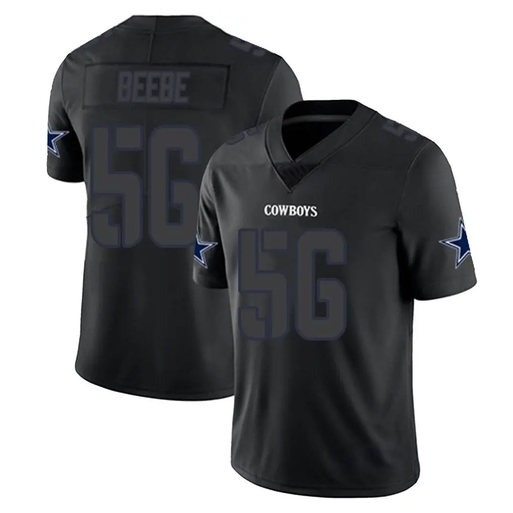 D.Cowboys #56 Cooper Beebe Player Black Impact Limited Home Game Jdoa Stitched Jerseys