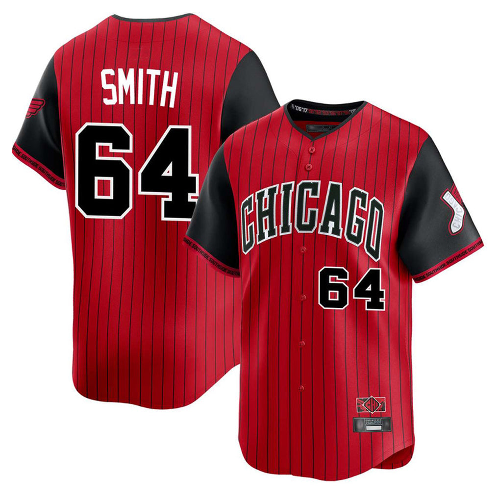 C.White Sox #64 Shane Smith Player Red City Connect Limited Home Jdoa Stitched Jerseys