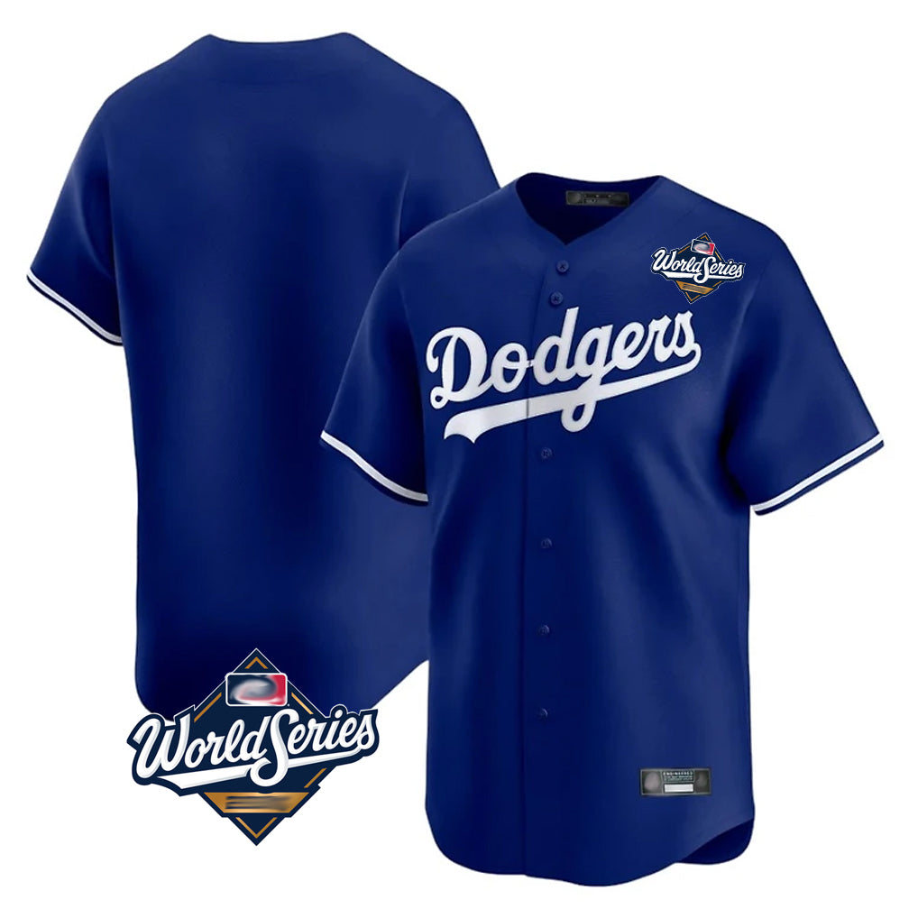 LA.Dodgers ## Dodgers Blank Player Royal Limited Home World Series Jdoa Stitched Jerseys