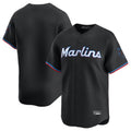 M.Marlins ## Marlins Blank Player Black  Home Limited Jdoa Stitched Jerseys