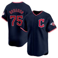 C.Guardians #75 Connor Brogdon Player Navy Limited Home Jdoa Stitched Jerseys
