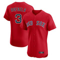 B.Red Sox #3 Ceddanne Rafaela Player Red Limited Elite Home Game Jdoa Stitched Jerseys
