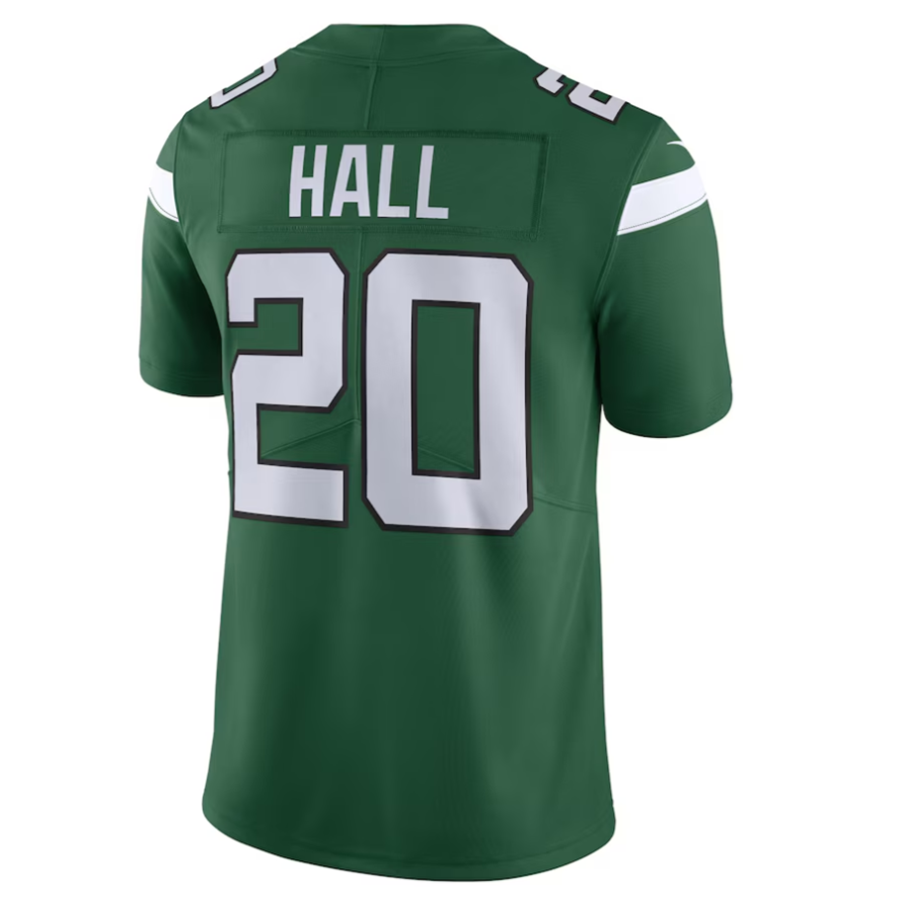 Jdoa #20 Breece Hall Player NY.Jets Gotham Green Vapor Untouchable Limited Stitched Jersey