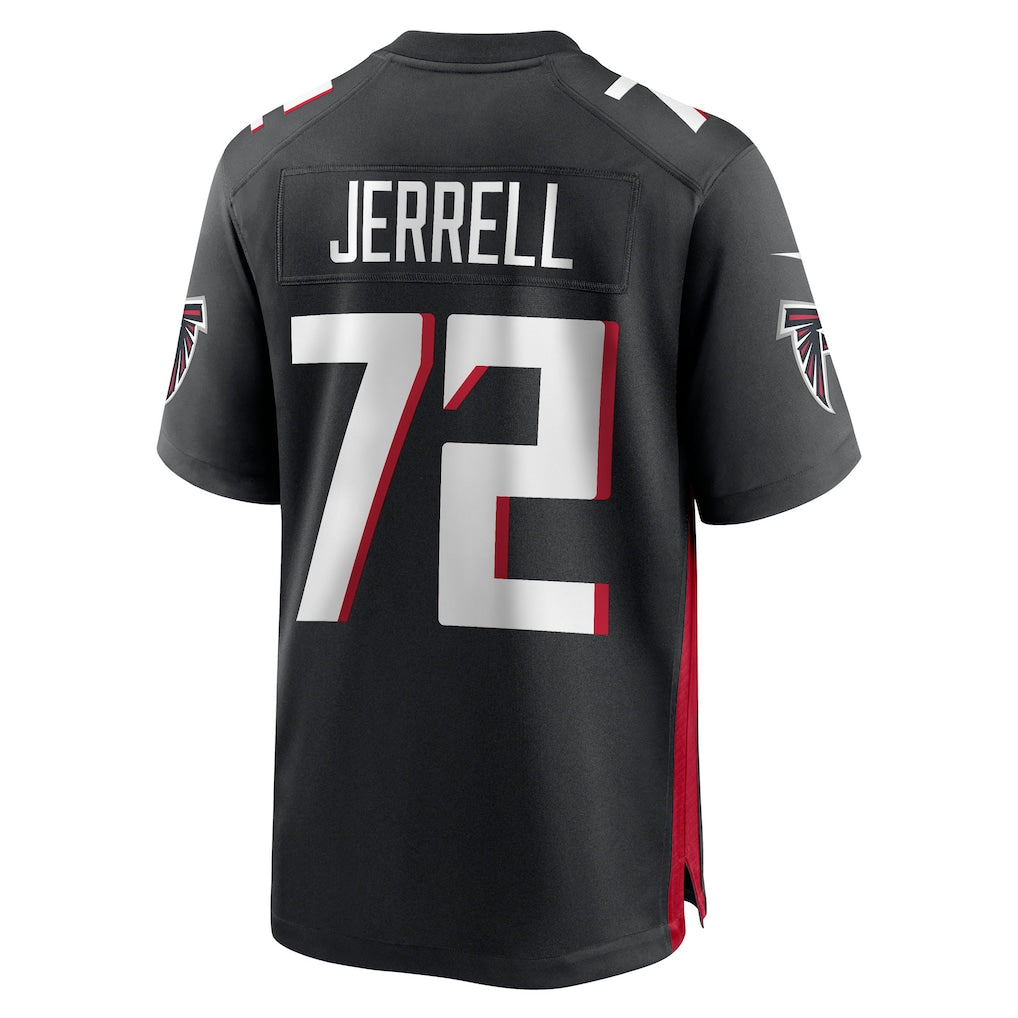 Jdoa A.Falcons #72 Michael Jerrell Black Team Game Jersey