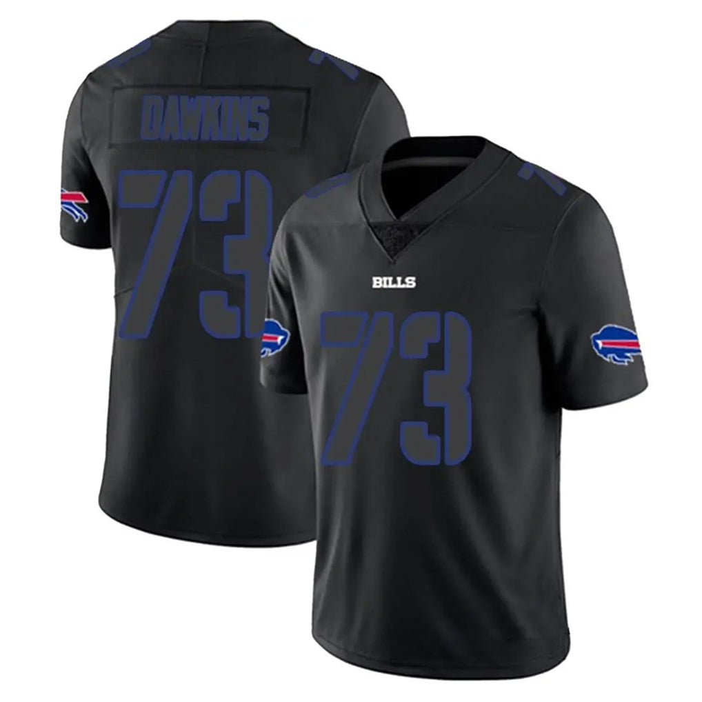 B.Bills #73 Dion Dawkins Player Black Impact Limited Jdoa Stitched Jerseys