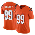 C.Bengals #99 Myles Murphy Player Orange Vapor F.U.S.E. Limited Home Game Jdoa Stitched Jerseys