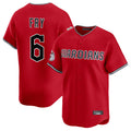 C.Guardians #6 David Fry Player Red Limited Home Jdoa Stitched Jerseys