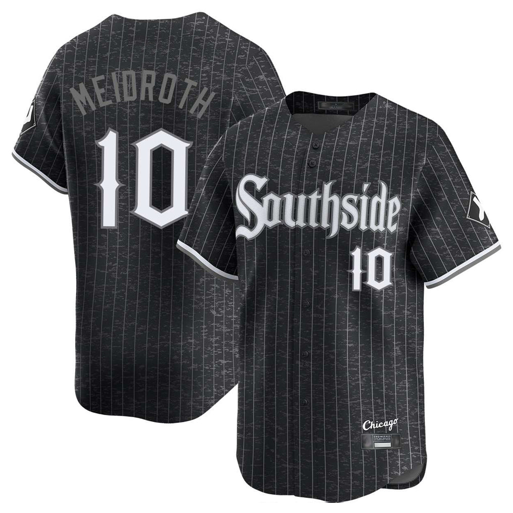C.White Sox #10 Chase Meidroth Player Black City Connect Limited Home Jdoa Stitched Jerseys