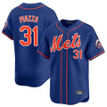 NY.Mets #31 Mike Piazza Player Royal Home Limited Jdoa Stitched Jerseys